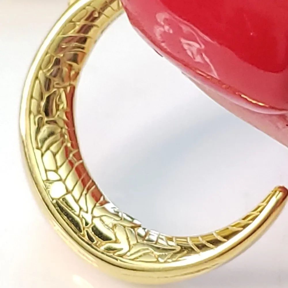Anthro Etched Hoop Earrings